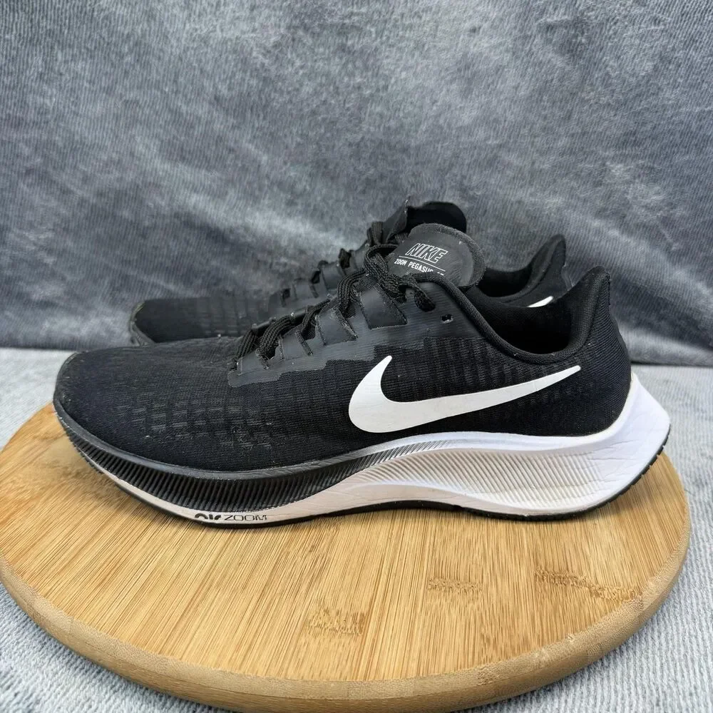 Nike Zoom Pegasus Shoes Womens Size 8.5 Black Running Sneakers BQ9647-002